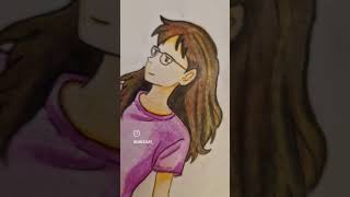 Studio Ghibli Style Art || Self Potrait #ghibli #ghiblistudio