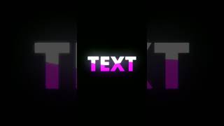Cool text animation in alight motion #edit #alightmotion #tutorial #textanimation