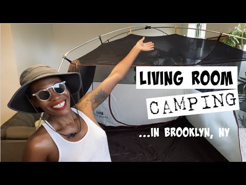 camping in my Brooklyn living room