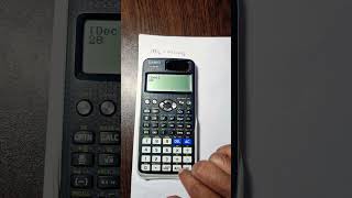 Decimal to Binary conversion in fx 991ex calculator