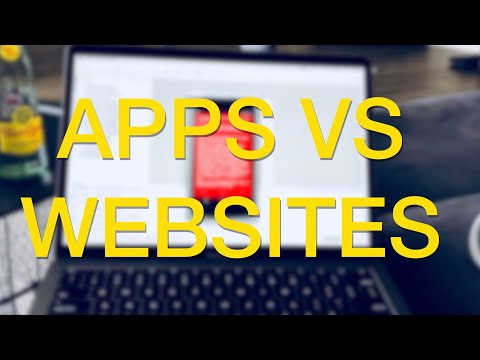The difference between an app on your phone and a website