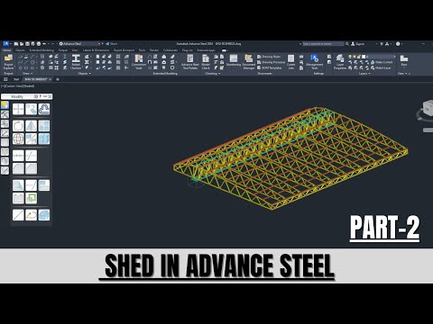 Shed in Advance Seel/Part-1/Advance steel 2024