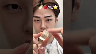 Emoji eating asmr #mukbang #food #asmrfood