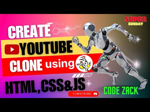 Web Design Wonder: Crafting a #YouTubeClone with #html  #css & #javascript  by #codezack #viral