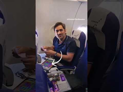 When you're a cricket legend, but you take your Candy Crush skills seriously! 🤪 #msdhoni