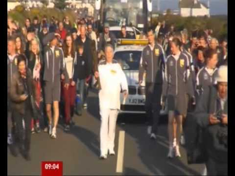 David Heath (ME!) in crowd Olympics 2012 Lands End