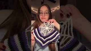 Tutorial for this top is on my channel 💜🖤🤍🕸