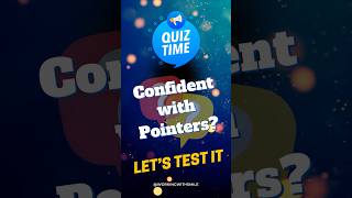 Master C Pointers with This Quick Quiz | Programming Challenge ⚡ #coding #quiz #computerscience