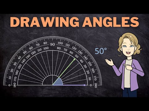How to Draw Angles using a Protractor