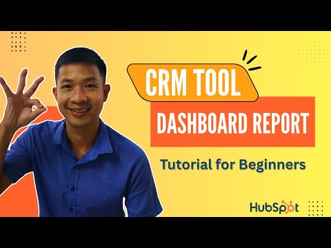 How to Create a HubSpot CRM Dashboard Report in One Click | For Export Businesses