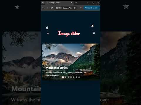 Image slider using CSS #coding #viral #webdesign #trending #codewithsuryaofficial #song