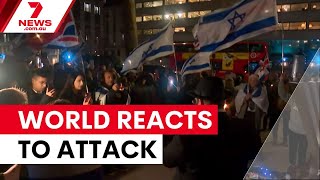 The world reacts to the terror attack rocking Bondi Beach | 7NEWS