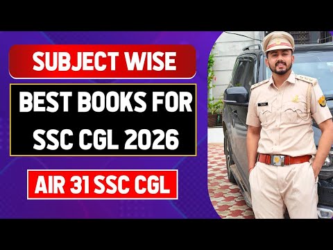 My subject-wise Booklist📚l Best Books for all subjects for SSC CGL 2026!