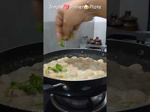 Simple Dinner 🍽️ Plate 🤤 #dailyvlogs #couplelife #indianfood #dinnerdate #indianrecipes