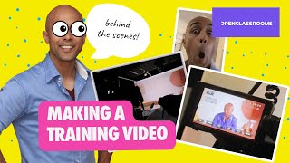 Making a training video for web developers (behind the scenes)
