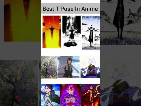 Best T Pose in anime #Anime #Short #Anime Edit