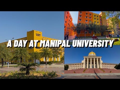 A DAY AT MOST BEAUTIFUL UNIVERSITY OF INDIA | MANIPAL UNIVERSITY JAIPUR