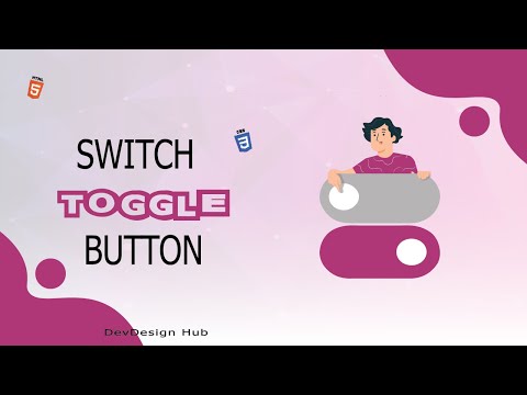 How to make toggle button in HTML | Styling toggle button with CSS | Beginner Step-by-Step Tutorial