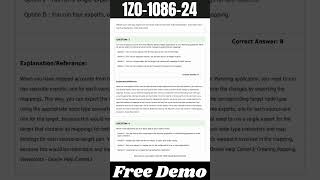 1Z0-1086-24 Exam Question | Oracle Enterprise Data Management Cloud 2024 Implementation Professional