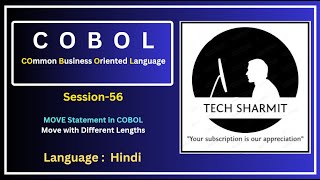 COBOL MOVE Statement: Handling Different Lengths in String (Session-56) | COBOL Programming Tutorial