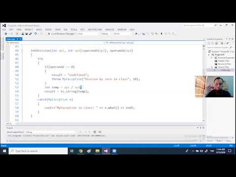 CS204 - Advanced Programming Week 14 [2/2] - EXCEPTIONS IN C++