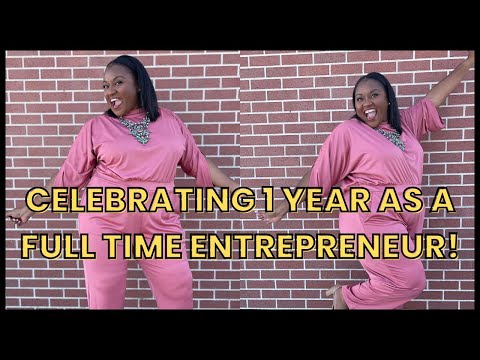 VLOG: Celebrating my FIRST year as a full time entrepreneur! 🎉