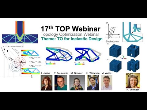 TOP Webinar 17: Topology Optimization for Inelastic Design