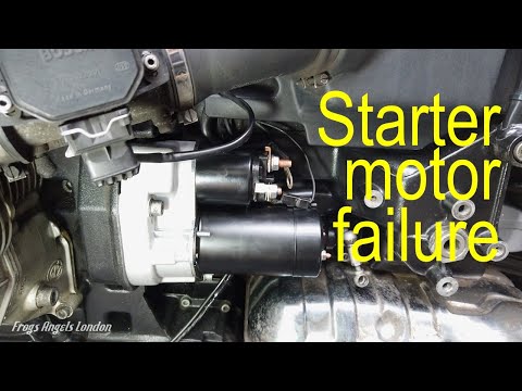 BMW R1100rt starter motor failure & replacement
