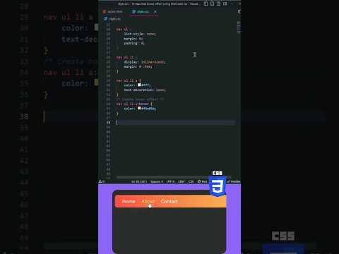Nav Link Hover Effect: Create It with HTML & CSS in Minutes!