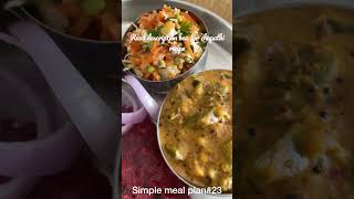 Simple meal plan#23 ( colourful and a wholesome meal) #homemade #healthy