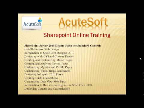 Sharepoint Online Training