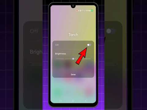 How To Change Brightness Of Flashlight Or Torch On Samsung A16 #shorts