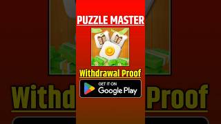 🤑 New Earning App | Puzzle Master App | Puzzle Master withdrawal proof