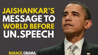 “Jaishankar’s Powerful Message to the World Before His UN Speech | India’s Vision for Global Unity