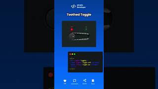 CSS Toothed Toggle #shorts