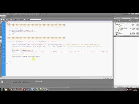 CMS - Part 11 - Admin Log in (Part 4)