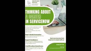 Thinking About a Career in ServiceNow? #ServiceNow #CareerDevelopment #ITTraining