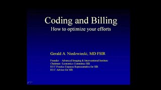 SIR-RFS Webinar (6/19/14): Intro to Coding and Billing for IR Trainees