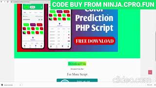 How to Create Colour Prediction Website   Color Prediction Game App Kaise Banaye   Source Code