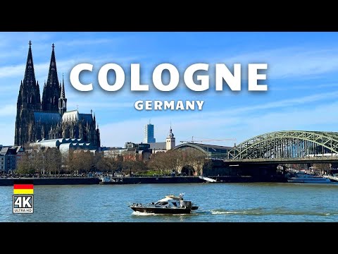 Cologne, Germany 4K HDR walking tour