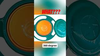 Mess-Free Snacks 👶🥣 Spill-Proof Gyro Bowl | Amazon Baby Must Have