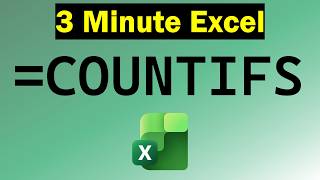 COUNTIFS in Excel: Explained in 3 Minutes
