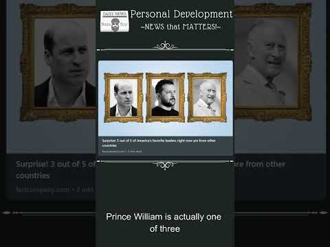 3 out of 5 of America’s favorite leaders right now are from other countries