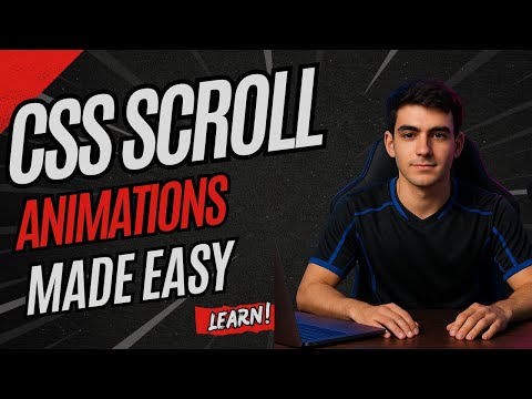 How to Create Stunning Scroll Animations with CSS | Easy Guide for Beginners
