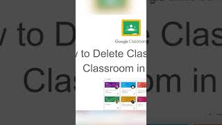 How to Delete Class on Google Classroom in mobile shorts