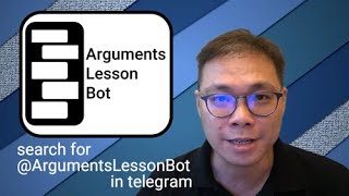 42-Seconds Introduction (Arguments Lesson Bot)