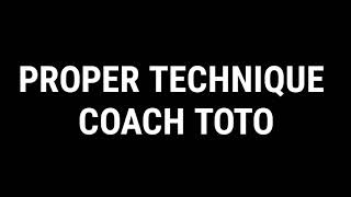 Proper Technique Training Videos