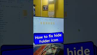 🔥 Trick for Unhide Folder Icon #shorts #computertricks #folder #ytviral #ytshortsvideo