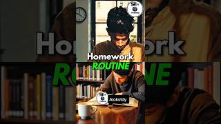 SECRET ROUTINE! 😮 Topper’s HOMEWORK Strategy Revealed ✨ #motivation #studytips #topper