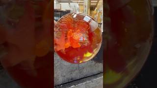 Glassblowing a Turtle Marble | Tiny Ocean Art from Molten Glass #turtleart #turtle #turtleshell